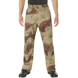 6-Color Desert Camo Military Vintage Paratrooper Fatigue Pants