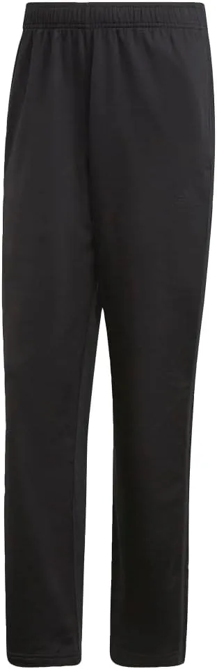 adidas Men's Essentials Warm-up Open Hem 3-stripes Tracksuit Bottoms, Black-white,