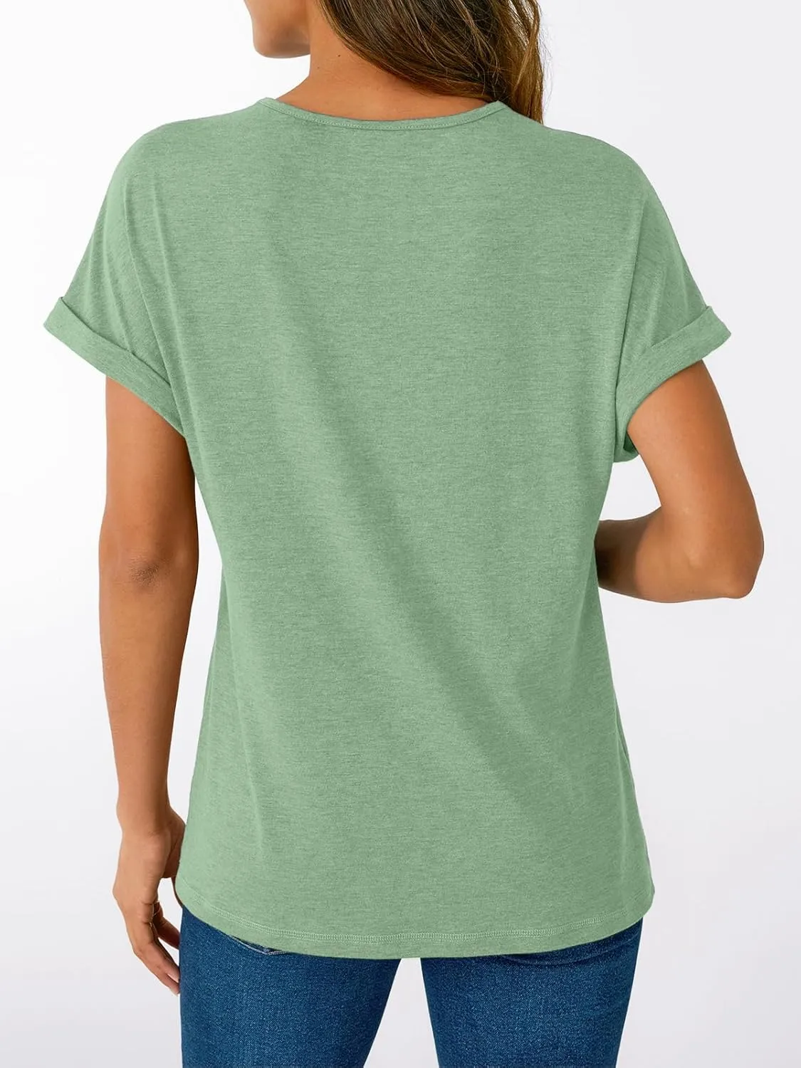 AUTOMET Short Sleeve V Neck T Shirts Womens Cap Sleeve Summer Casual Dressy Tops