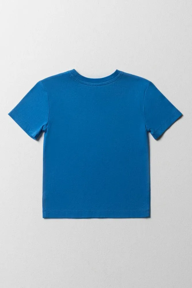 Avengers Short Sleeve T-Shirt Bright Blue