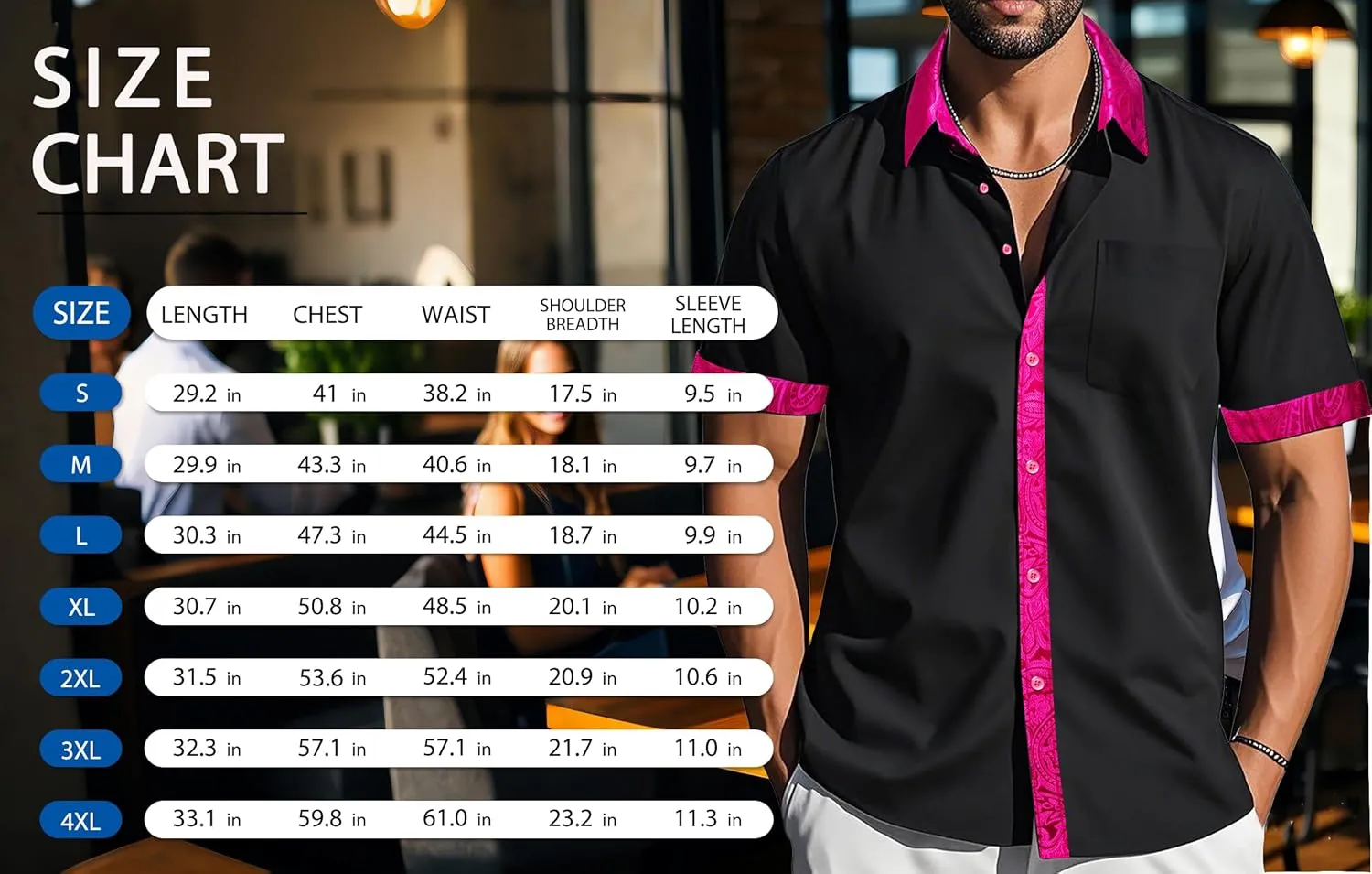 Barry.Wang Men's Short Sleeve Linen Shirts Casual Summer Button Down Business Formal Polyester Shirt Regular Wedding Party