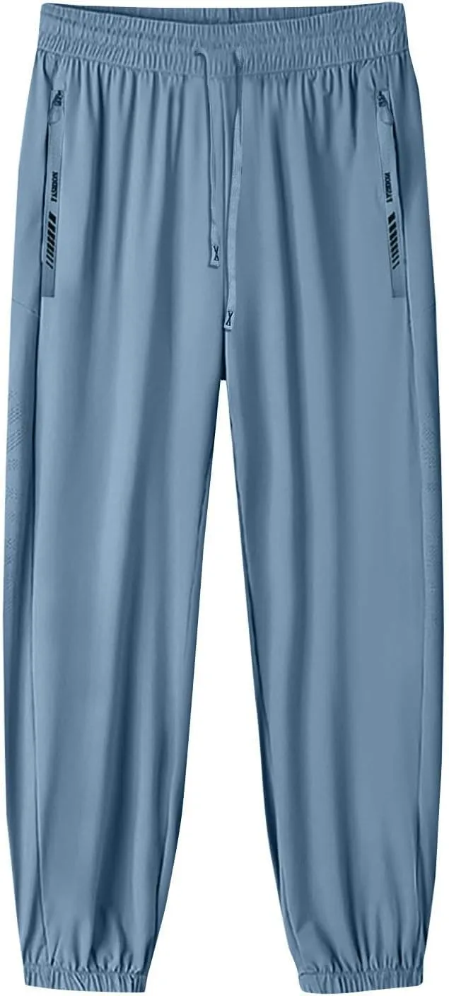 Beeswan Pants for Women with Pocket Lightweight Ankle Workout Pants Joggers 2025 Drawstring Solid Trousers Plus Summer