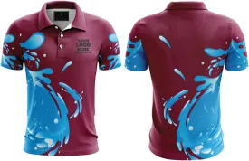 Custom Embroidered Polo Shirts for Men Women 3 Button Dry Fit Golf Jersey