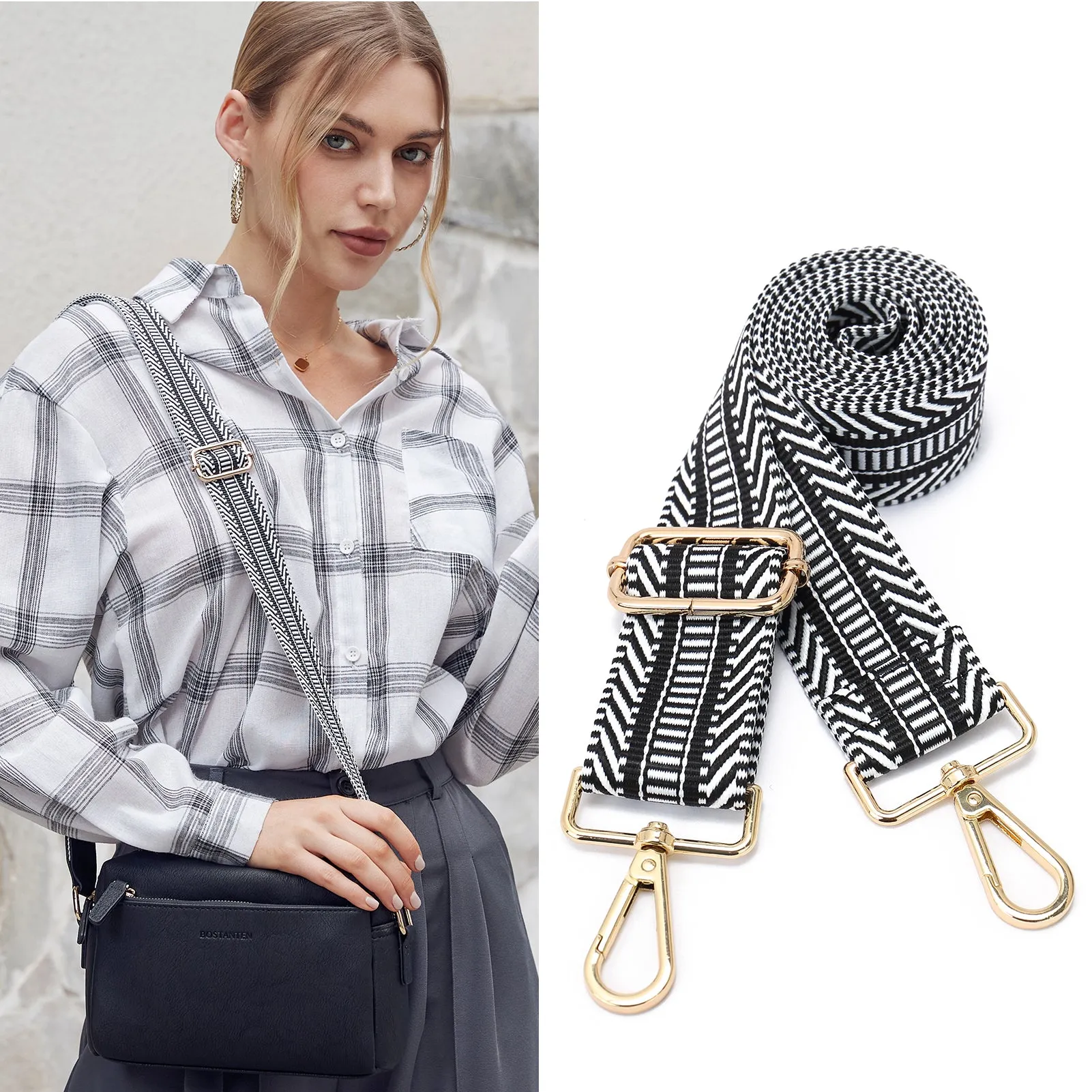 Fashionable and Detachable Wide Shoulder Strap