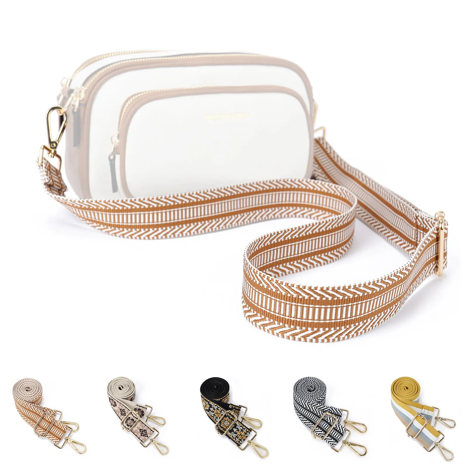 Fashionable and Detachable Wide Shoulder Strap