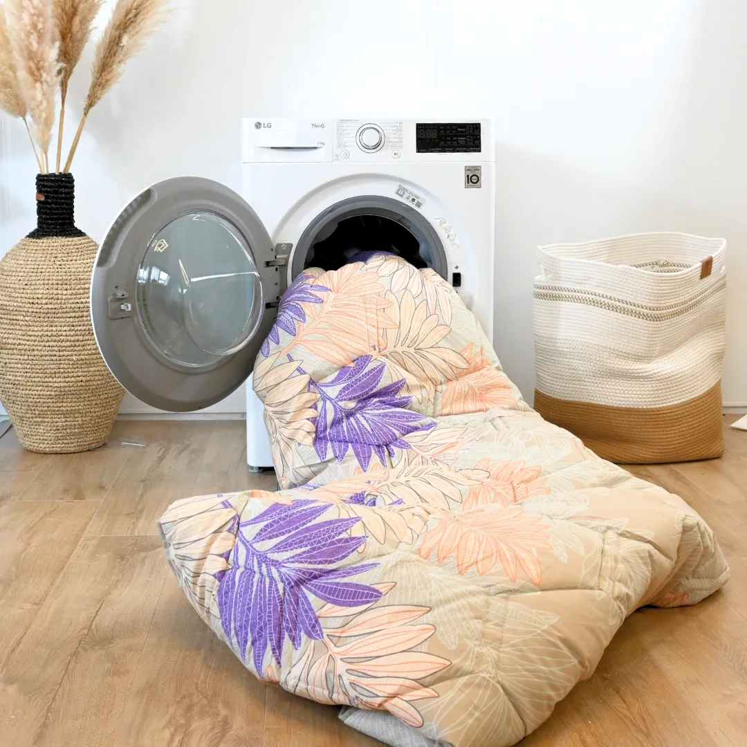 HappyDuvet Autumn Leaves - 100% Cotton All season Coverless duvet