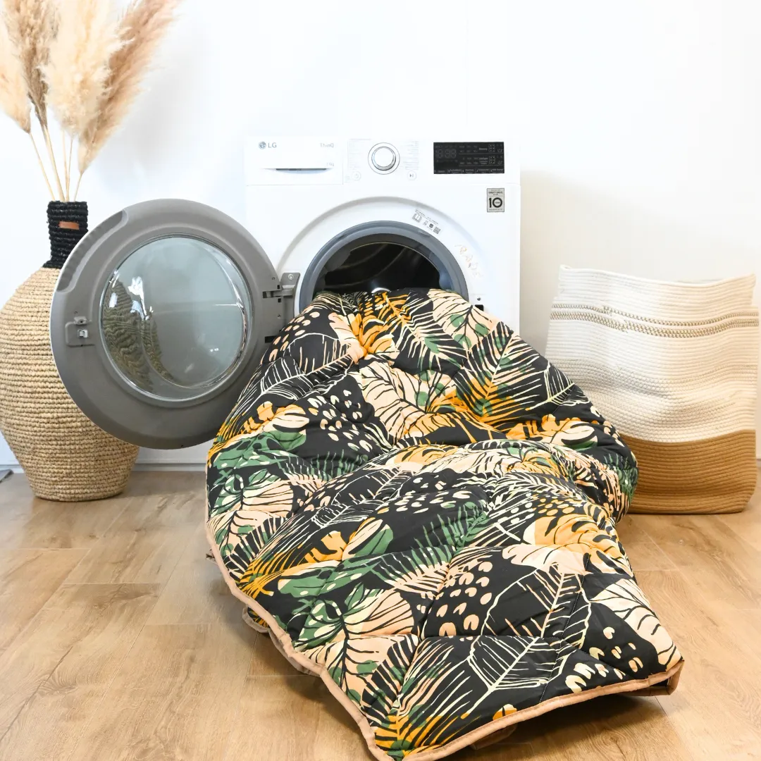 HappyDuvet Tropical Night - 100% cotton - Duvet for year-round use