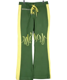 HOUSE OF SUNNY Green Pamela Pants UK 8