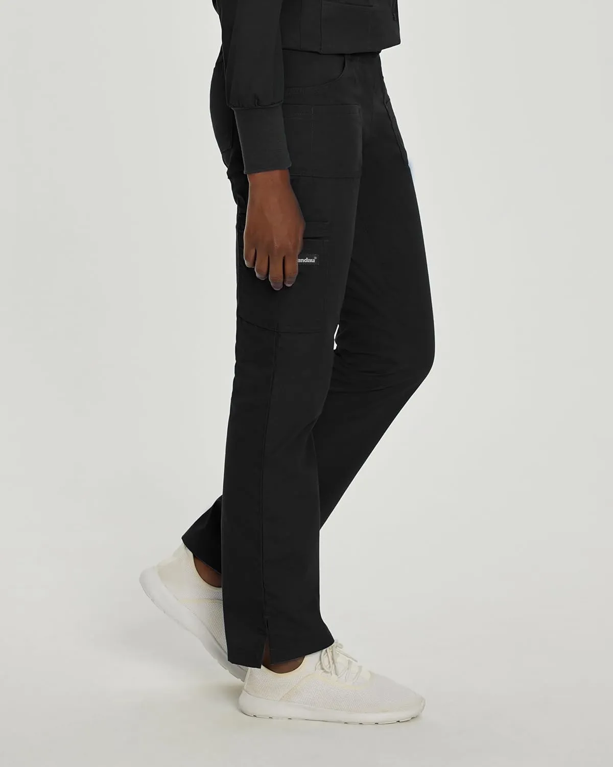 Landau Essentials Tailored Fit 9-Pocket Cargo Scrub Pants for Women 8380