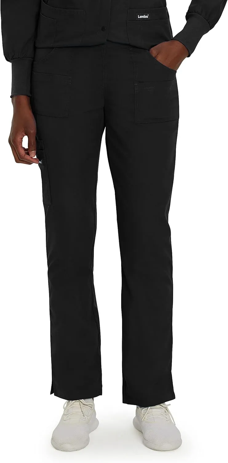 Landau Essentials Tailored Fit 9-Pocket Cargo Scrub Pants for Women 8380