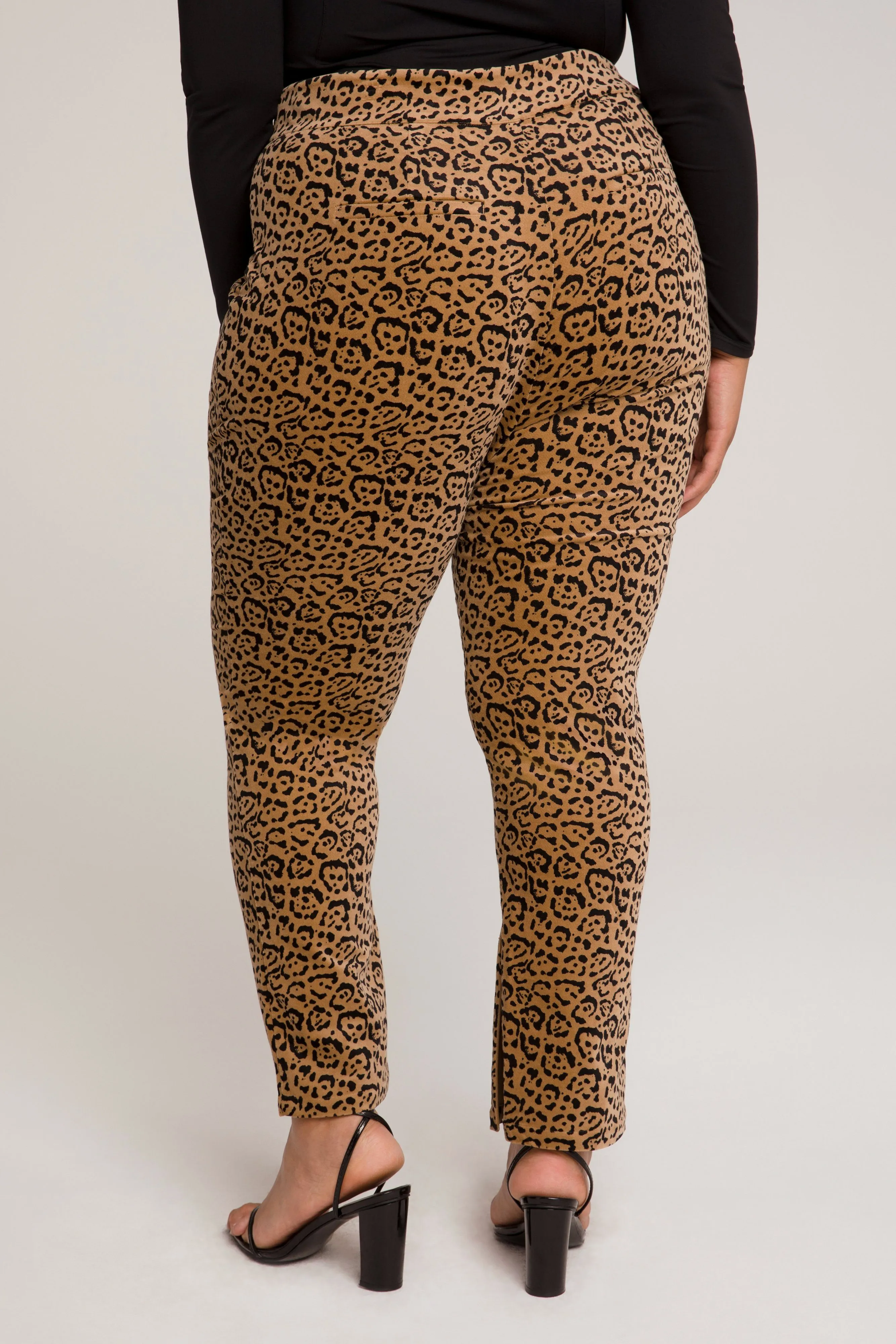 LEOPARD SUIT PANT | CARAMEL LEOPARD001