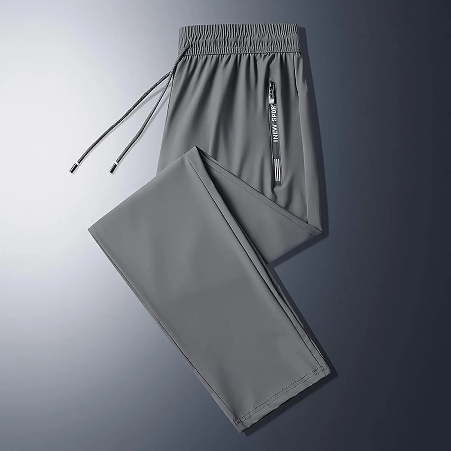 Mens Joggers with Zipper Pockets Athletic Pants Workout Trousers Outdoor Sports Running Sweatpants Gym Fall Pants