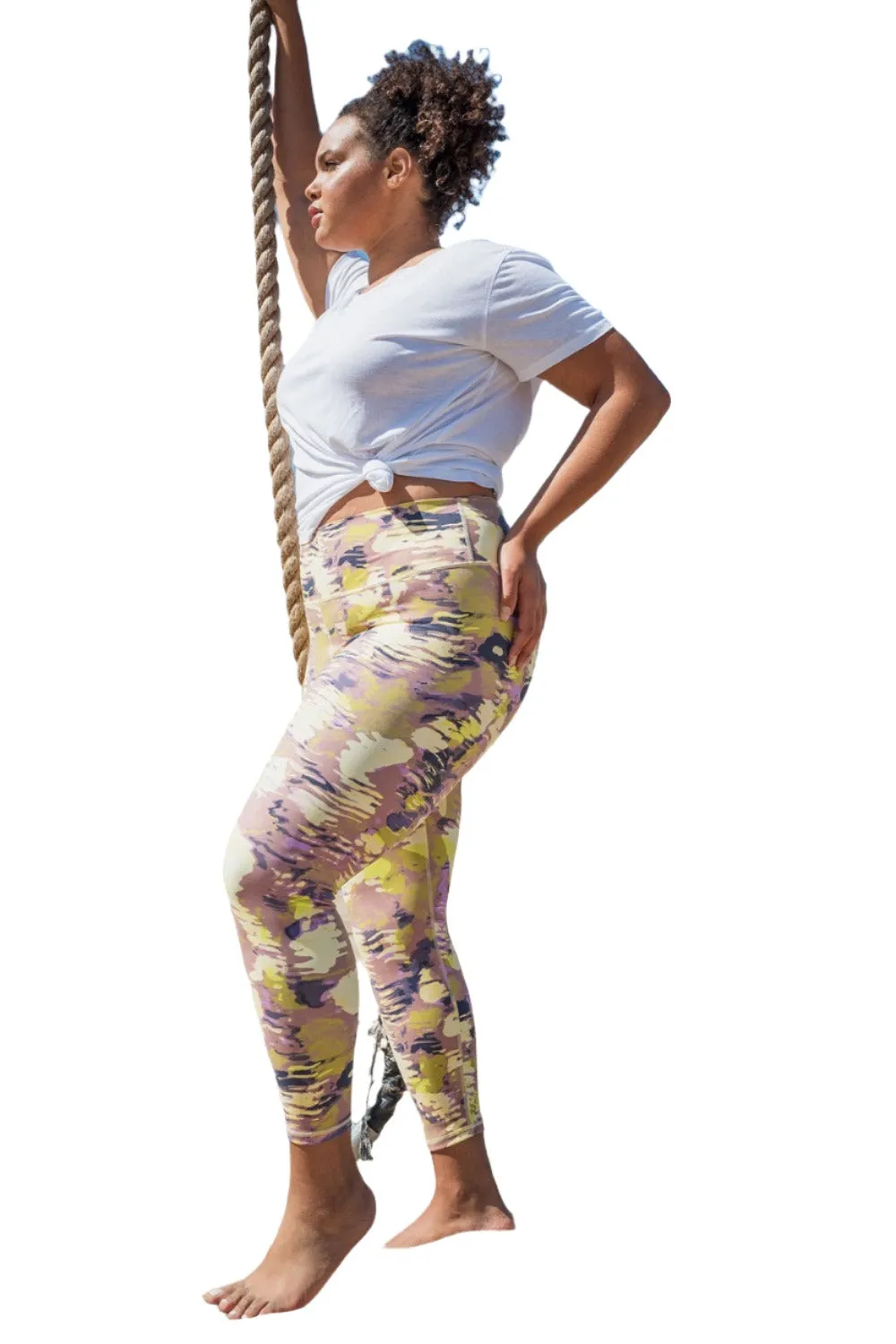 Mono B Pink Lemonade Sweetheart Highwaist Leggings APH3186 Plus