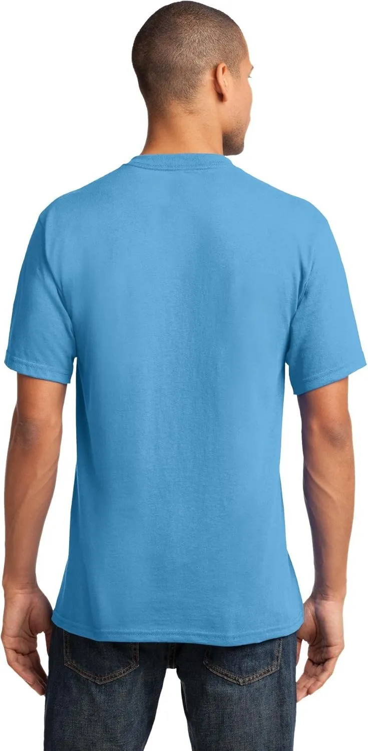 Port & Company Men's 54 oz 100% Cotton V Neck T Shirt