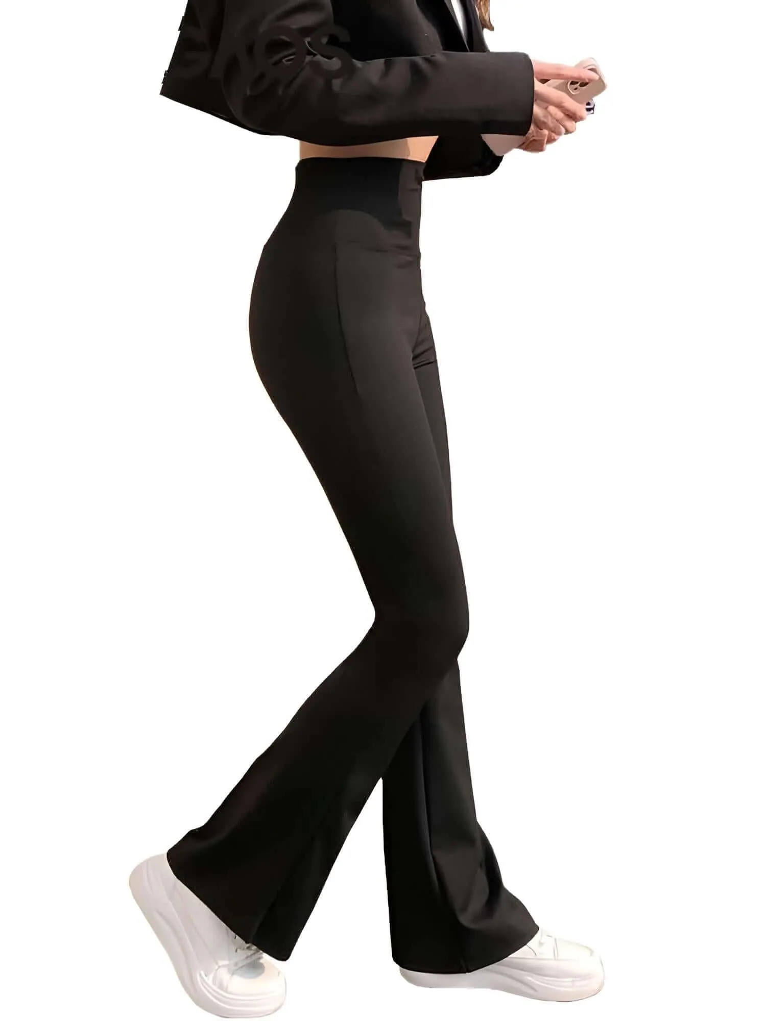 Women's Black Flare Pants